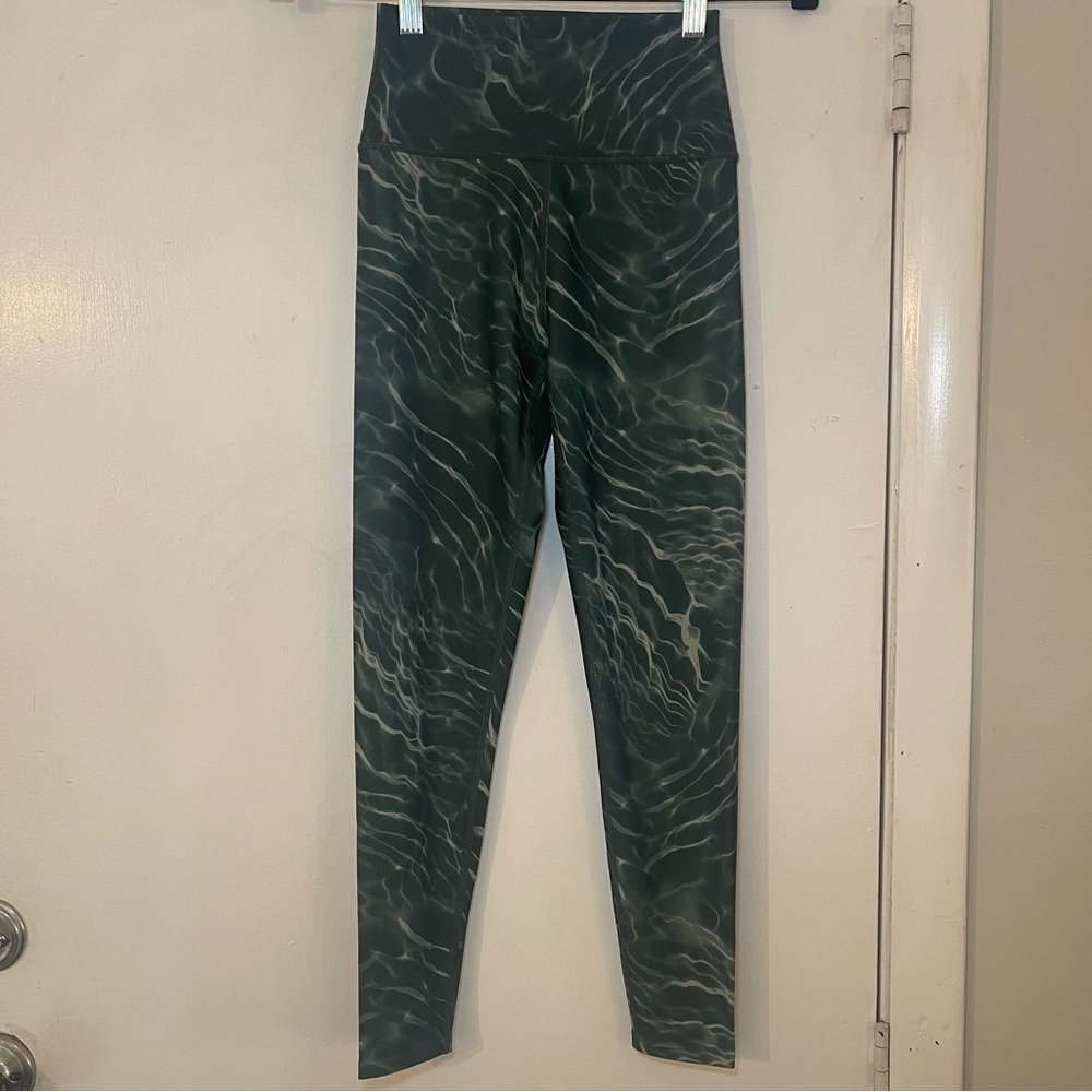 Sage Green Patterned Leggings